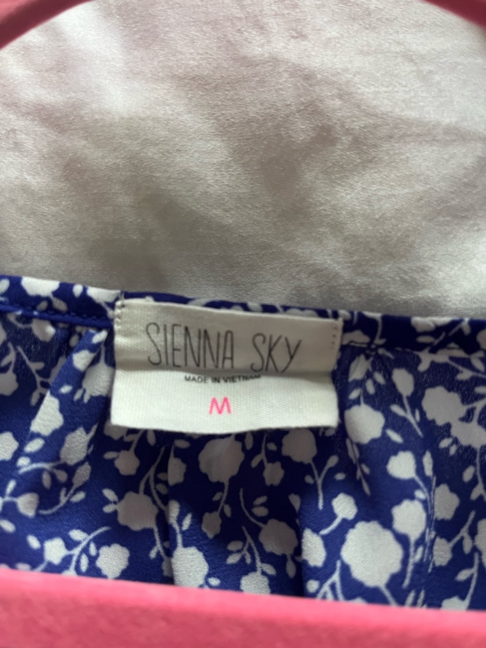 Sienna Sky Blue & White Floral Blouse